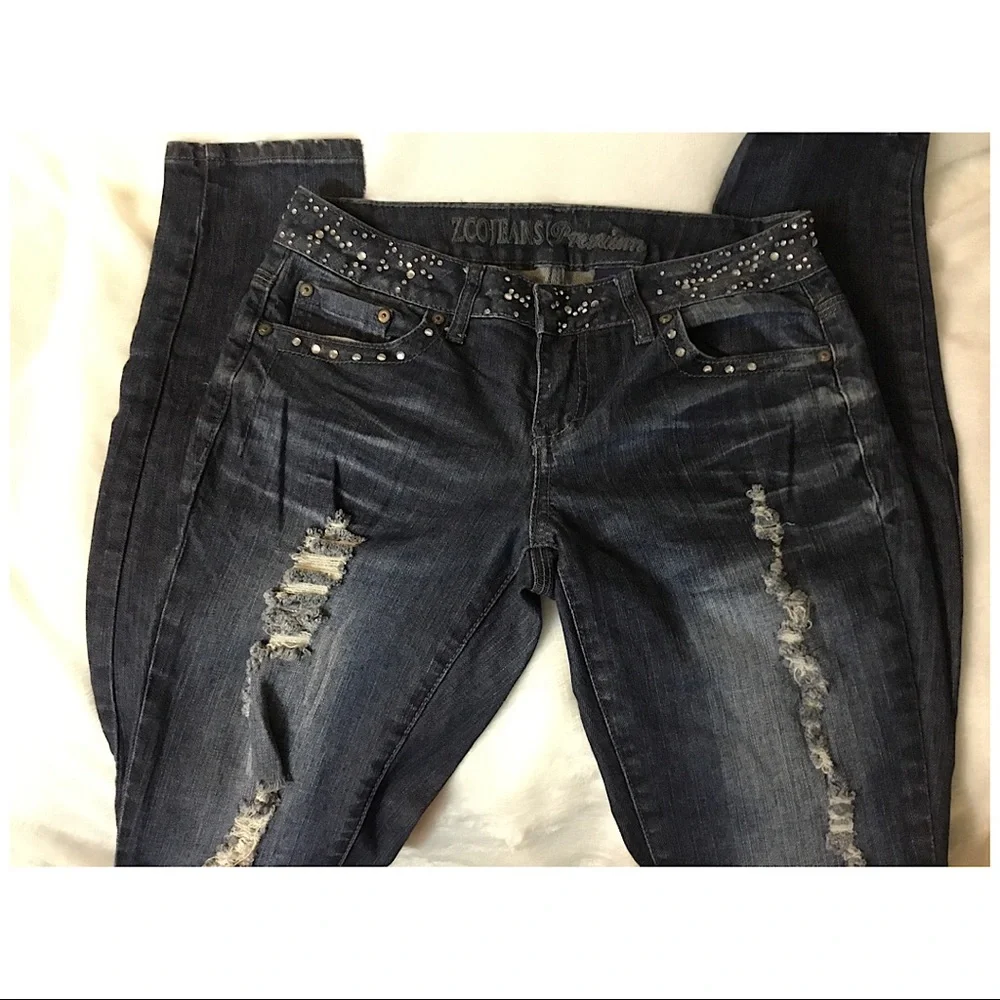 ZCO Jeans Premium Distressed Skinny - Picture 5 of 13